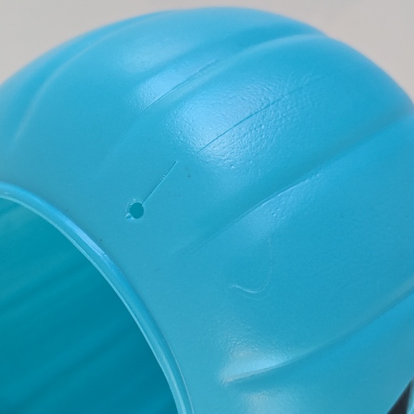 Vintage Halloween blue jack o lantern blow mold bucket - Picture 4 of 5